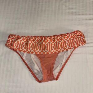 ANTONIO MELANI Orange Geometric Bikini Bottom